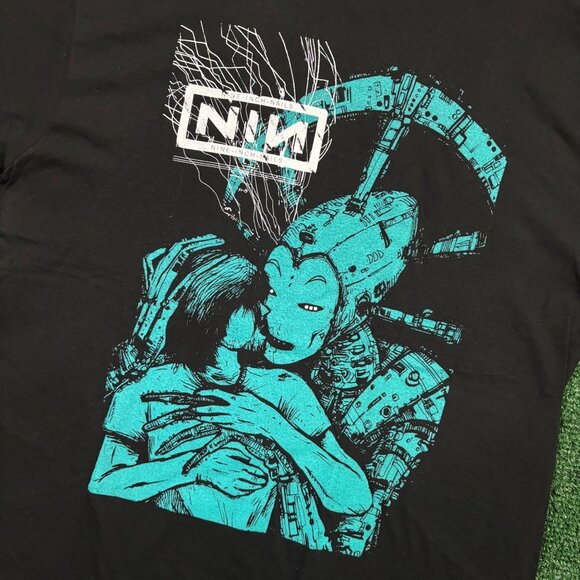 Nine Inch Nails With Teeth Tour Rock Band T-Shirt Size Large - Picture 4 of 4